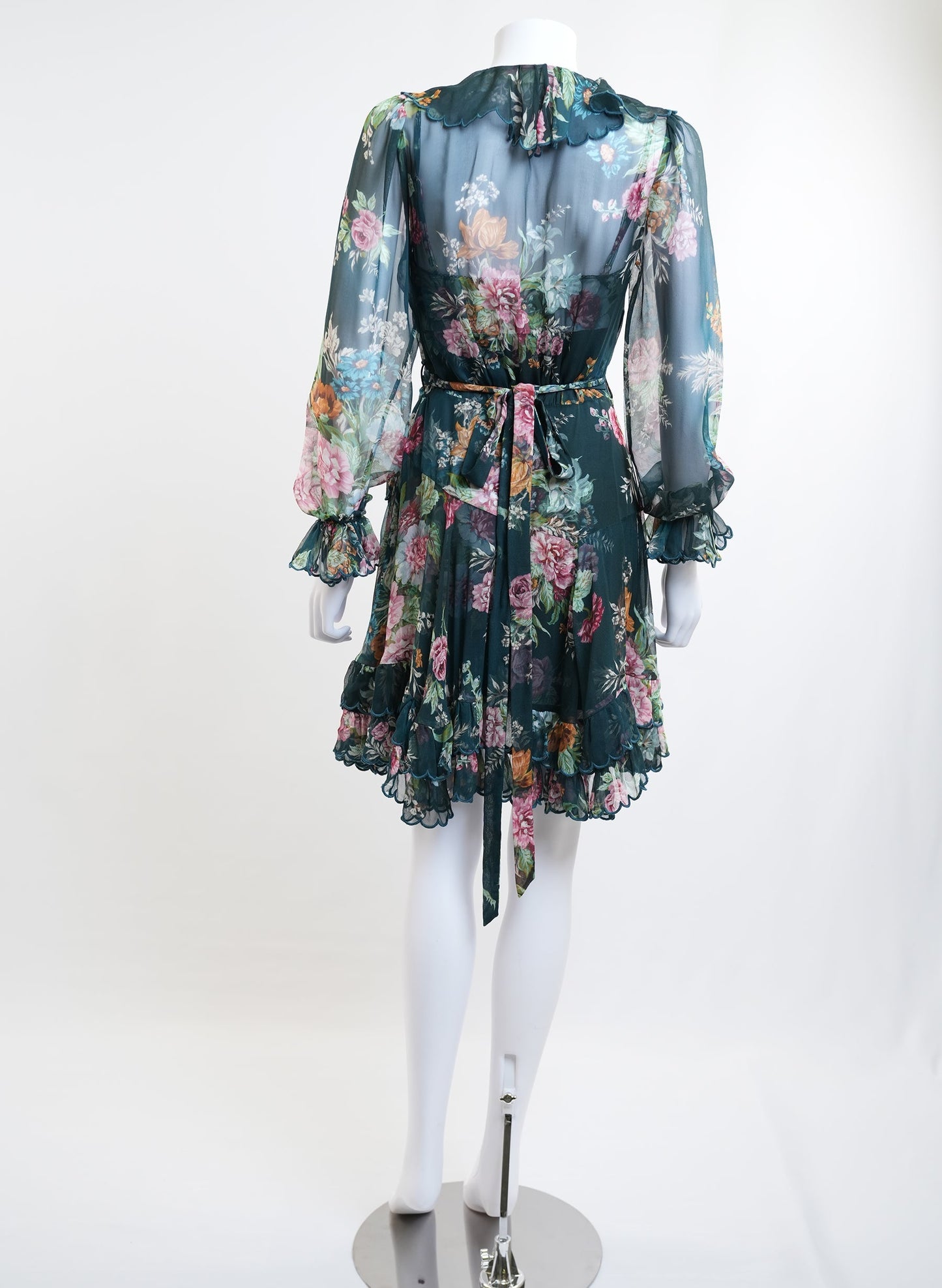 Zimmermann Silk Floral Wrap Dress