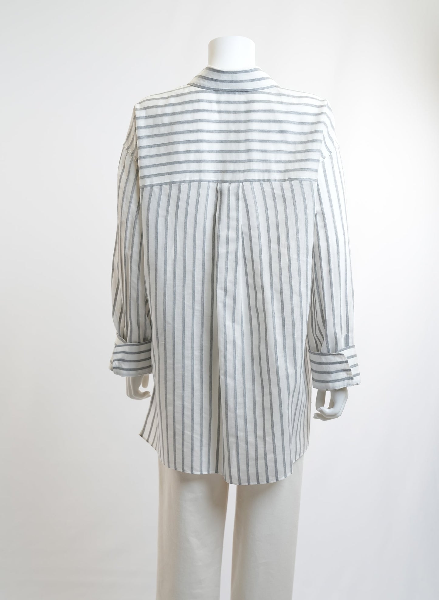 Brunello Cucinelli Striped Cotton Button Up
