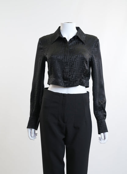 Fendi Monogram Printed Button Down