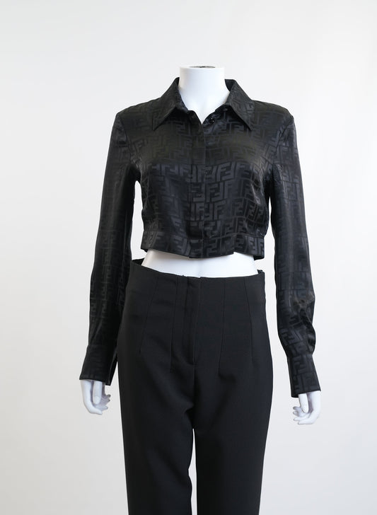 Fendi Monogram Printed Button Down
