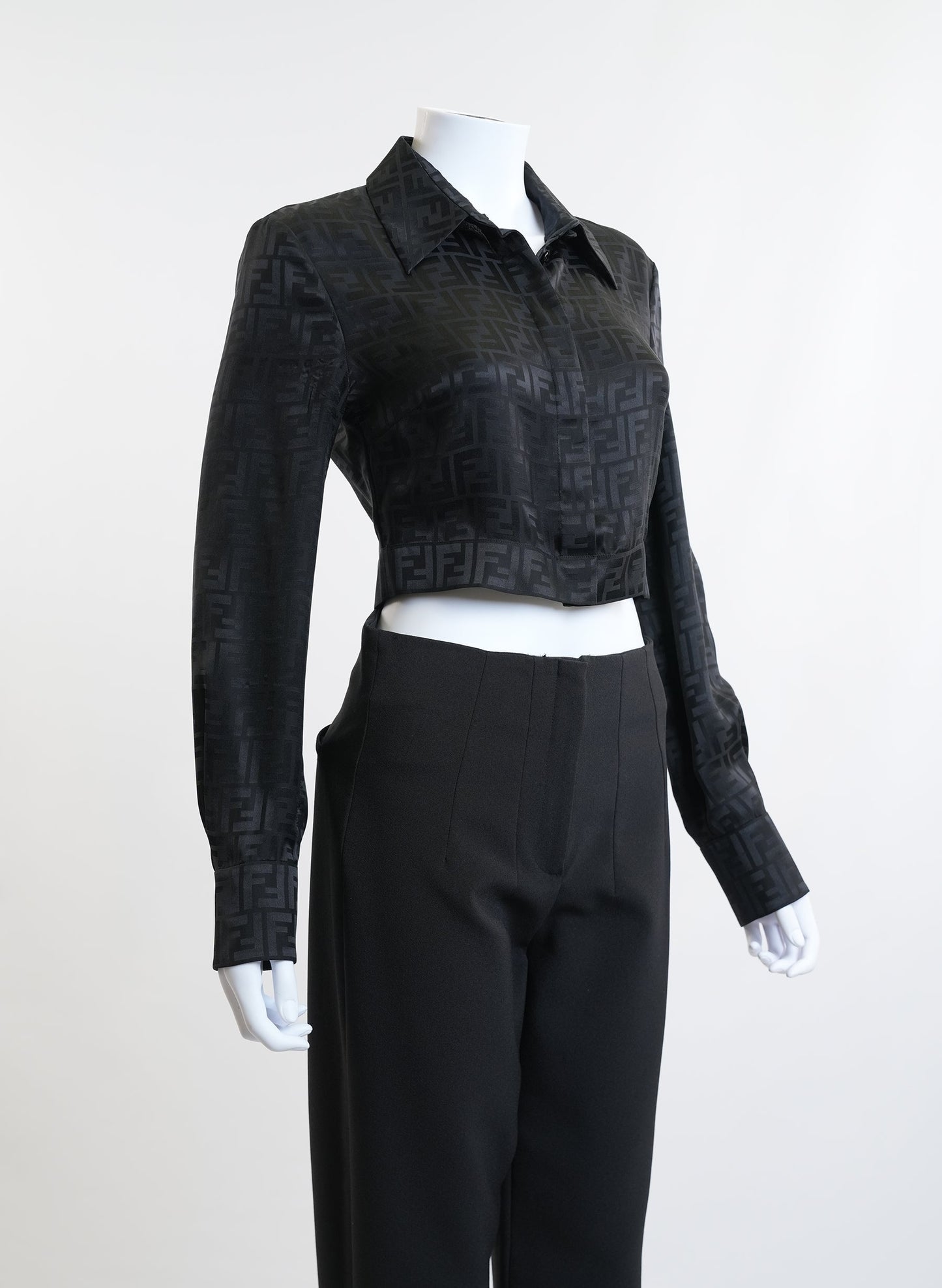 Fendi Monogram Printed Button Down