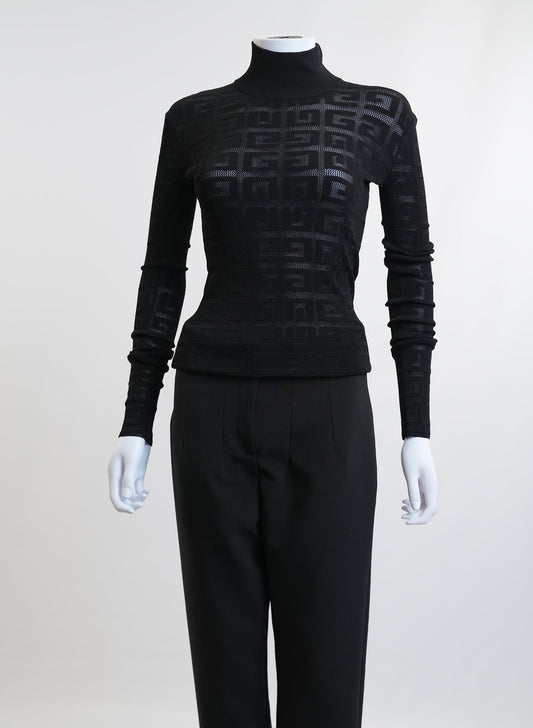 Givenchy Monogram Print Top
