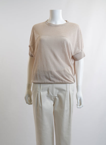 Brunello Cucinelli Beige Sweater Top