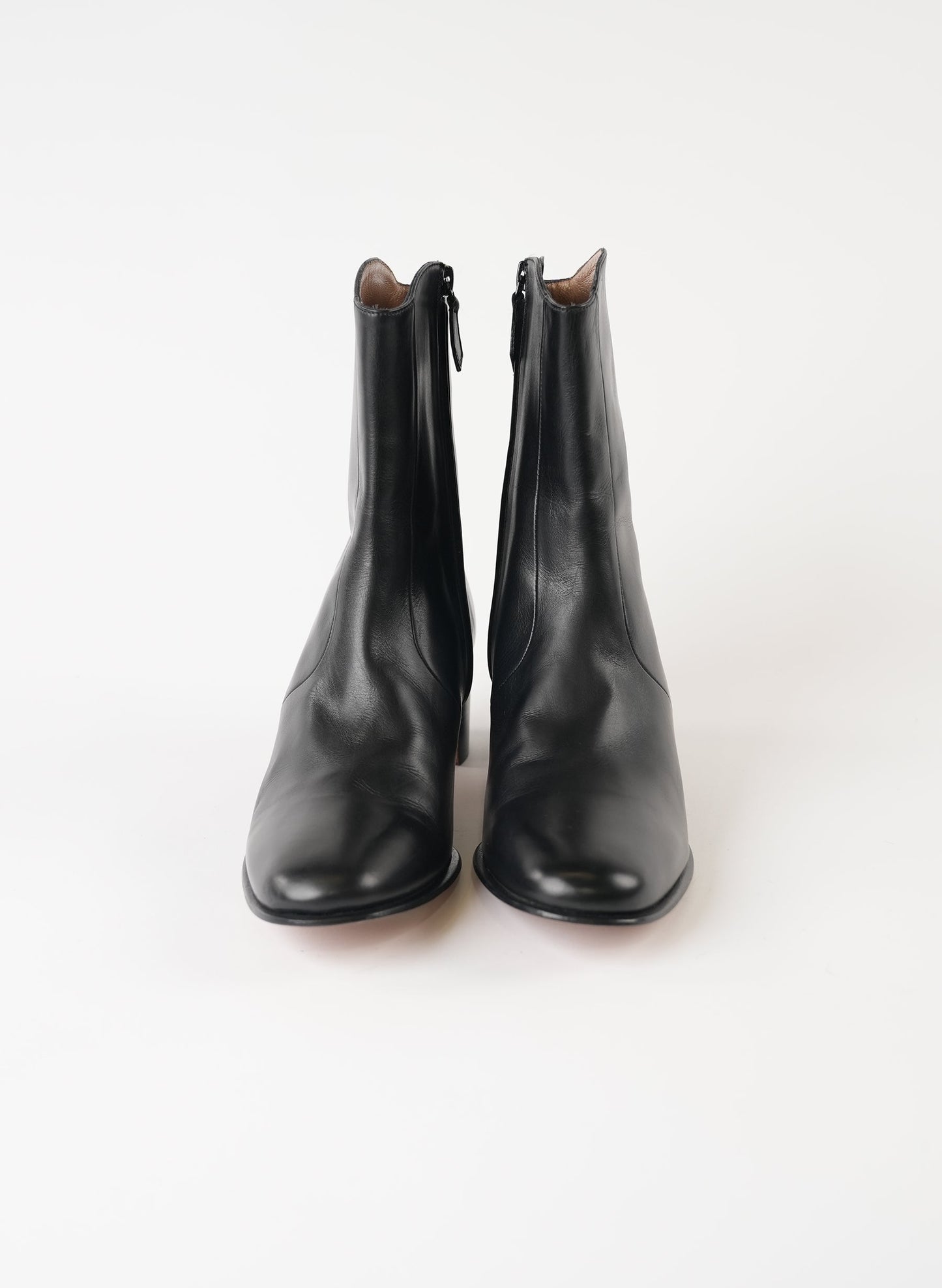 Hermès Leather Western Boots