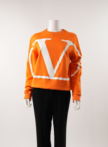 Valentino Felpa Jersey V-Logo