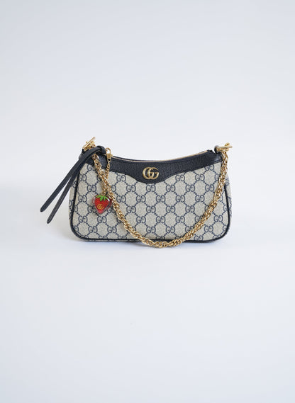 Gucci Ophidia Leather Trimmed Shoulder Bag