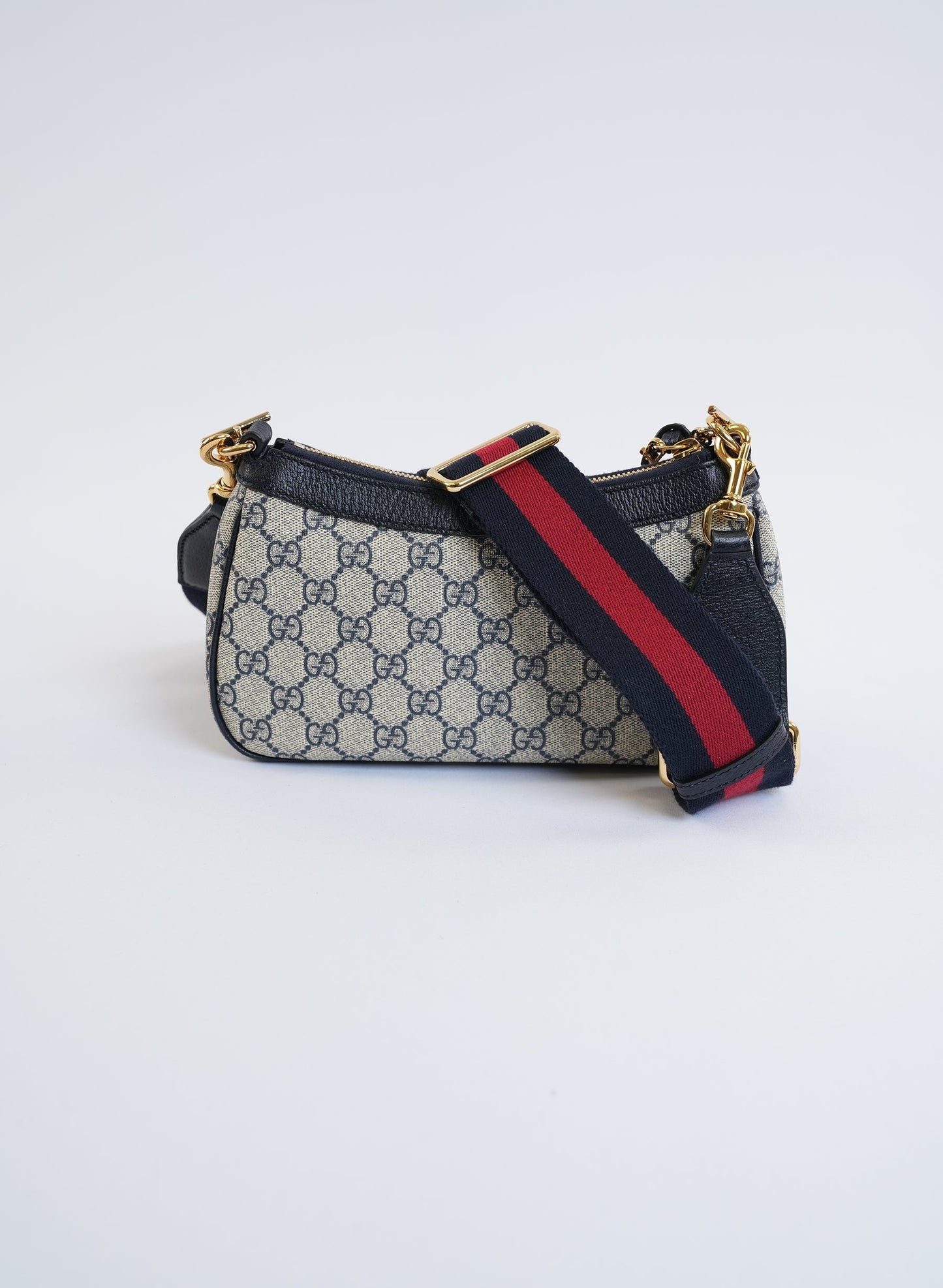 Gucci Ophidia Leather Trimmed Shoulder Bag