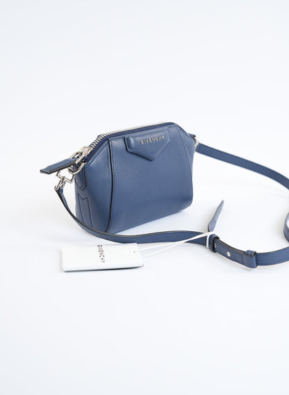 Givenchy Antigona Nano Midnight Blue Bag