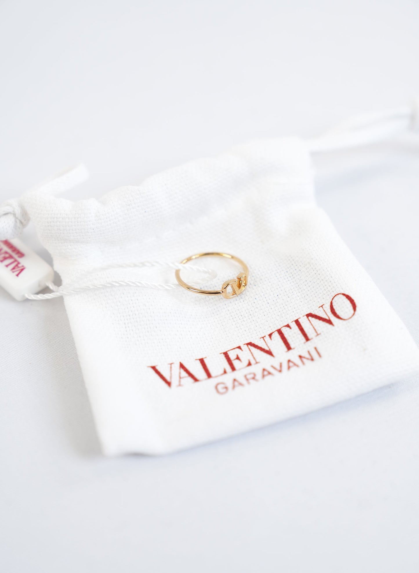 Valentino Vlogo Signature Metal Ring