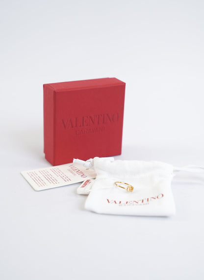 Valentino Vlogo Signature Metal Ring