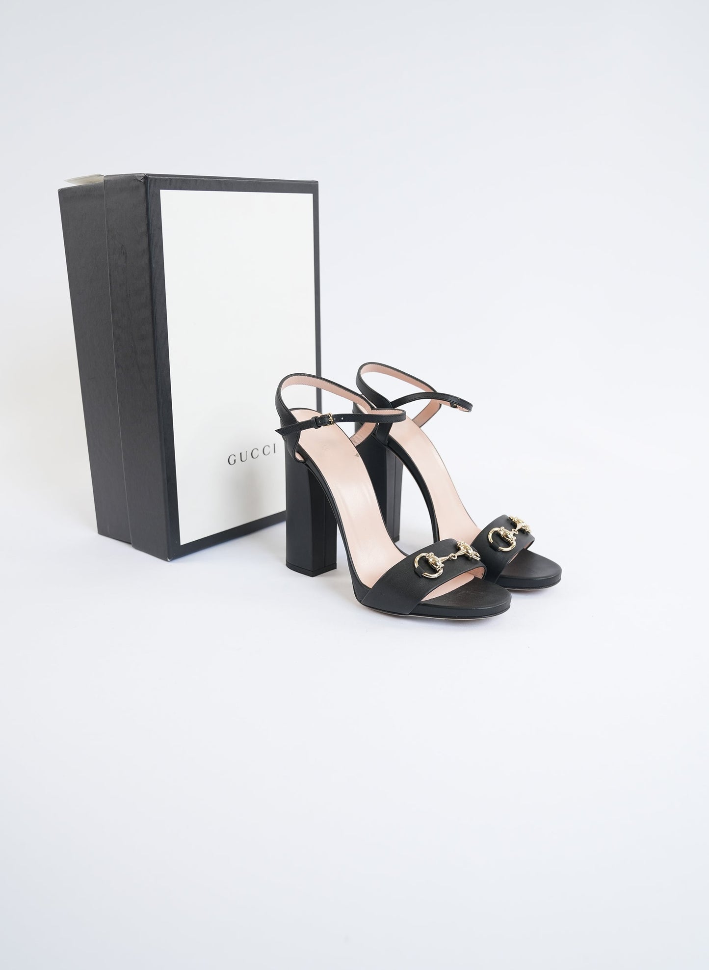 Gucci Horsebit Black Sandal