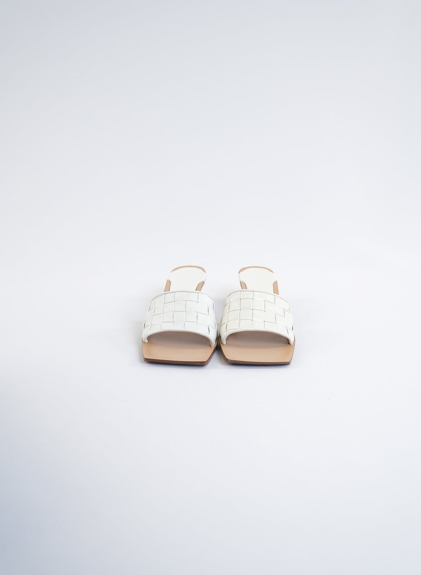 Bottega Veneta Intrecciato Squared Toe Sandal