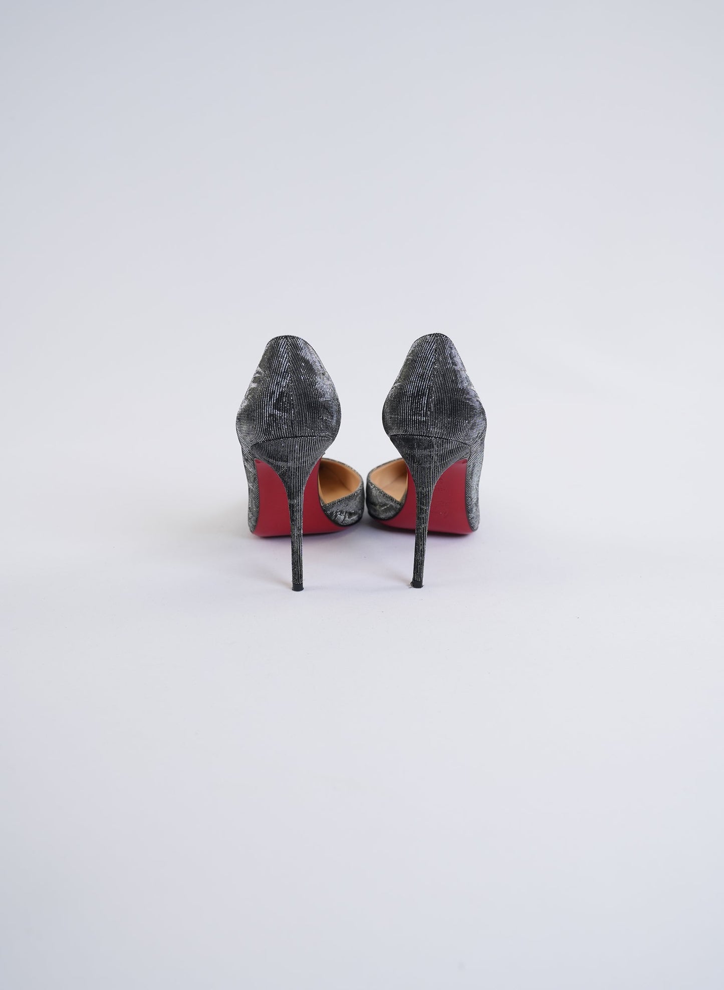 Christian Louboutin Metallic Geometric Pattern Pump