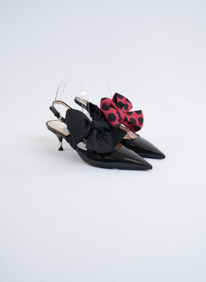 Prada Bow Slingback Pump