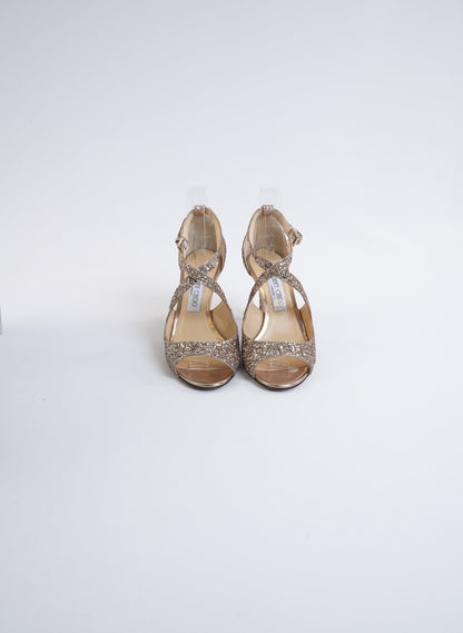 Jimmy Choo Emily 85 Ballet Pink Heels