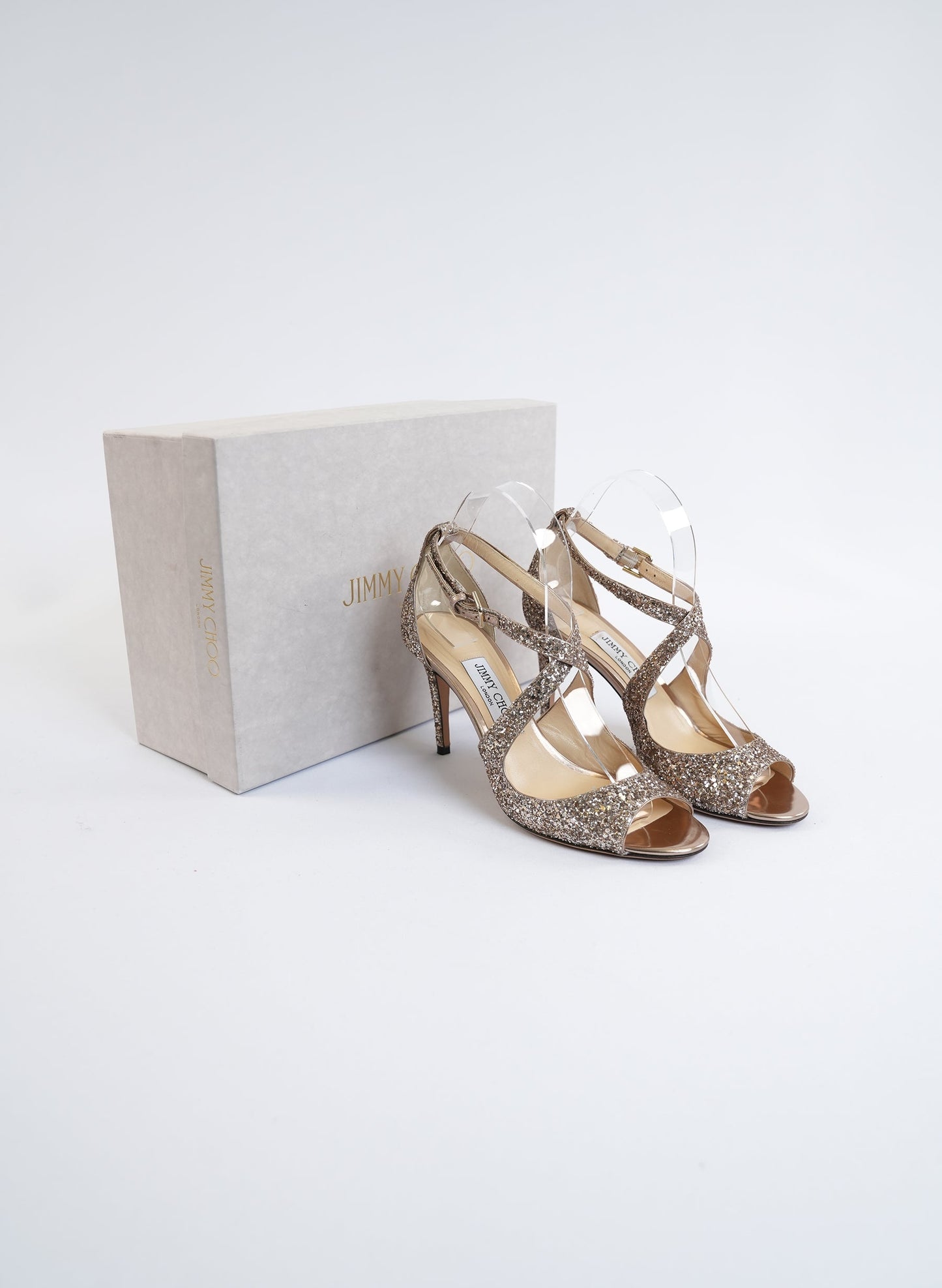 Jimmy Choo Emily 85 Ballet Pink Heels