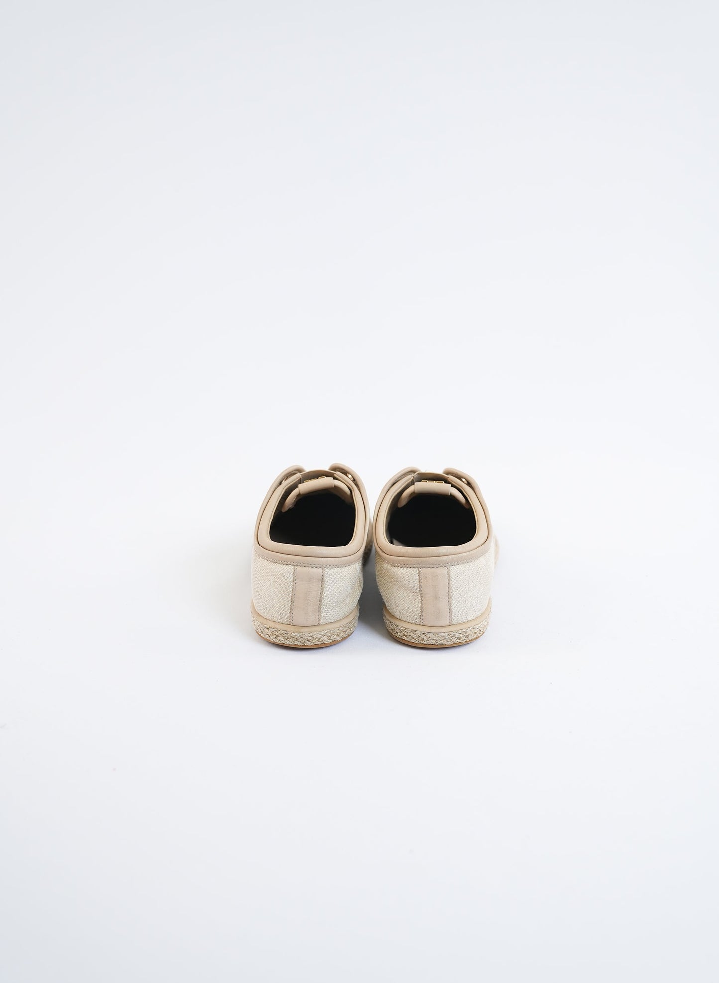 Louis Vuitton Beige Monogram Canvas Espadrille