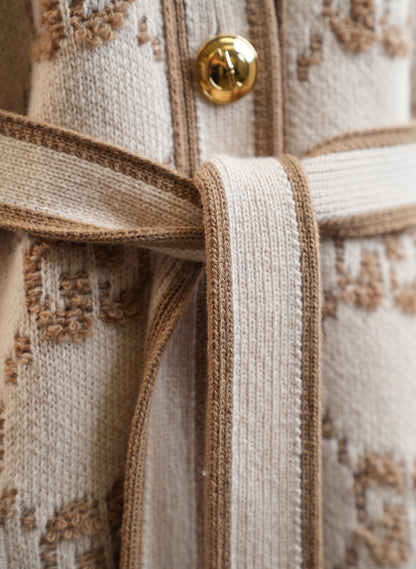 Gucci Monogram Print Long Sweater