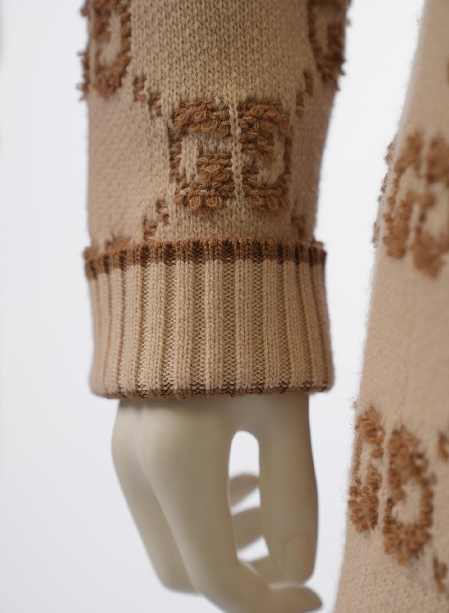 Gucci Monogram Print Long Sweater