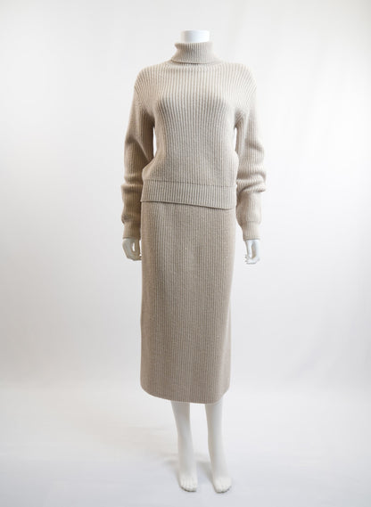 Brunello Cucinelli Sweater Skirt Set