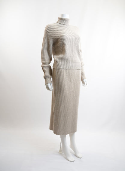 Brunello Cucinelli Sweater Skirt Set