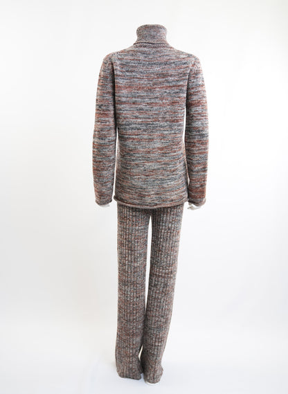 Chloe Turtleneck Cashmere & Wool Sweater Set