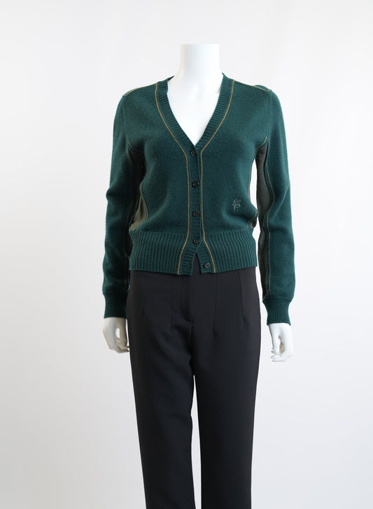 Chloe Green Button Down Cardigan