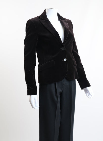 Theory Maroon Blazer