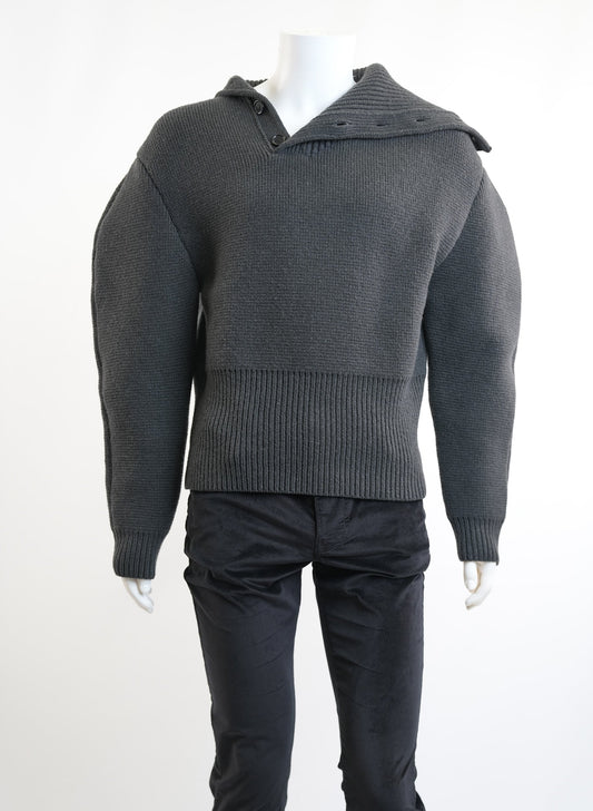 Bottega Veneta Dark Grey Sweater