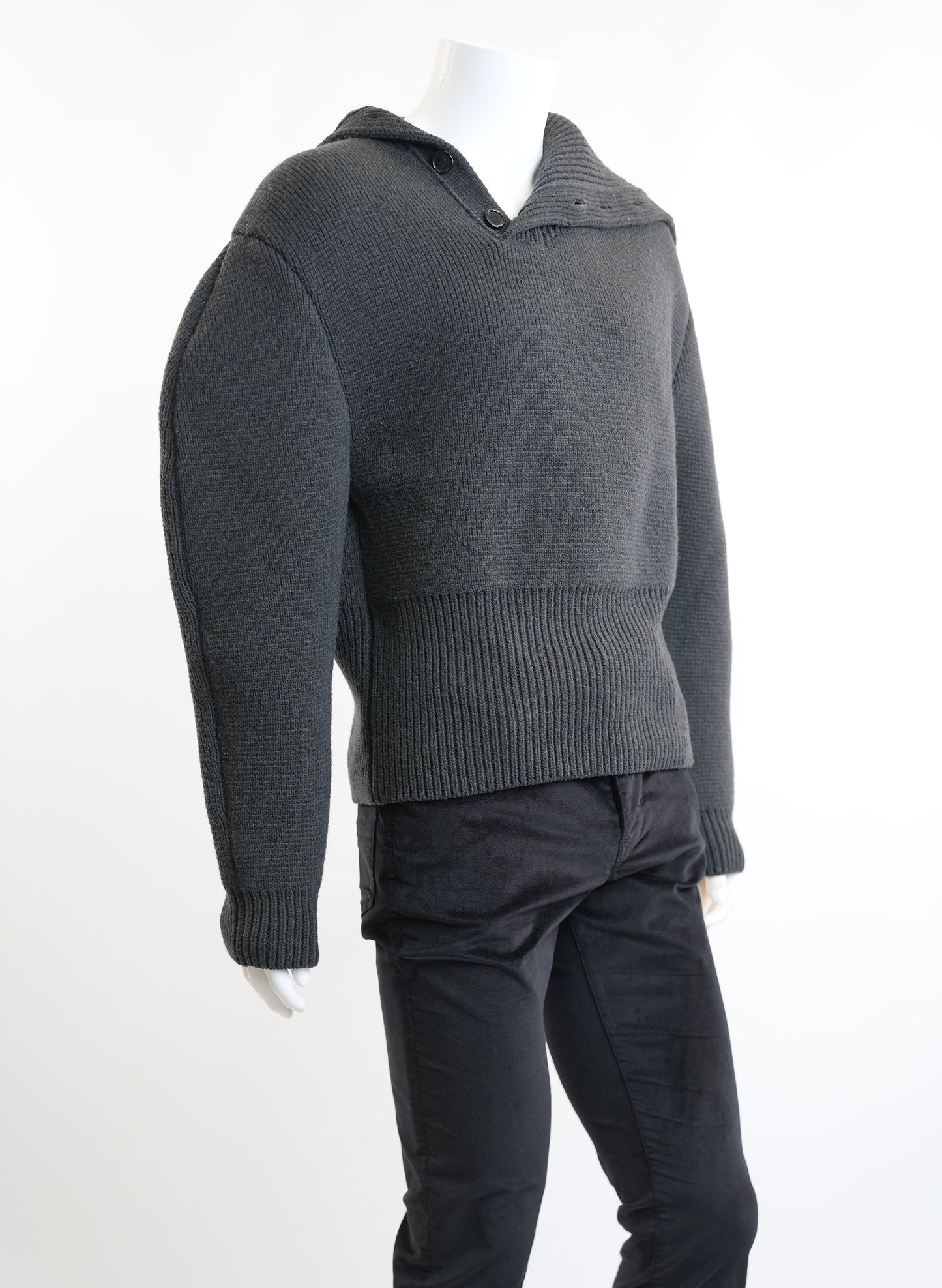 Bottega Veneta Dark Grey Sweater