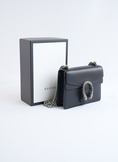 Gucci Dionysus Chain Shoulder Black Bag