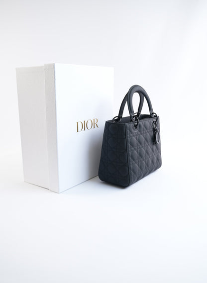 Christian Dior Lady Dio Matte Lambskin Bag