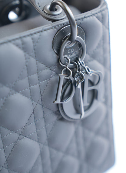 Christian Dior Lady Dio Matte Lambskin Bag