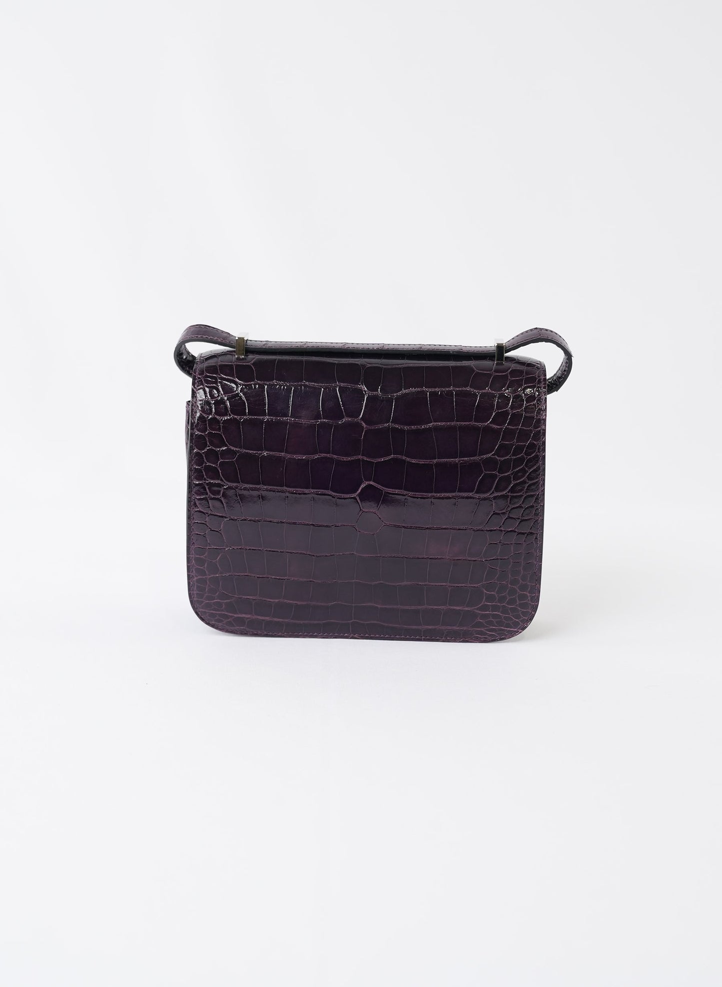 Hermès Constance Blue Marine Alligator Palladium Hardware