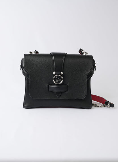 Christian Louboutin Pebbled Calfskin Rubylou Shoulder Bag