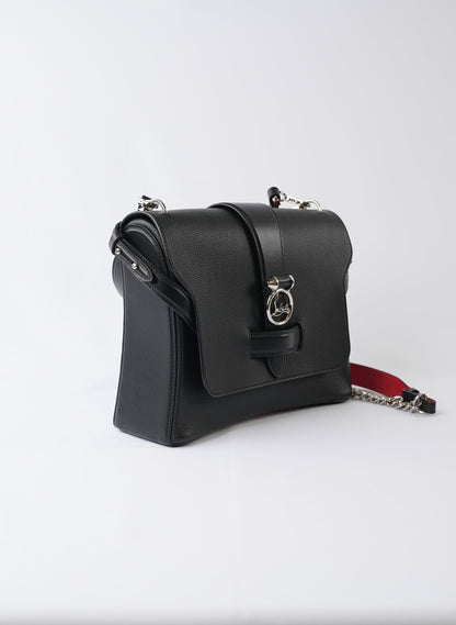 Christian Louboutin Pebbled Calfskin Rubylou Shoulder Bag