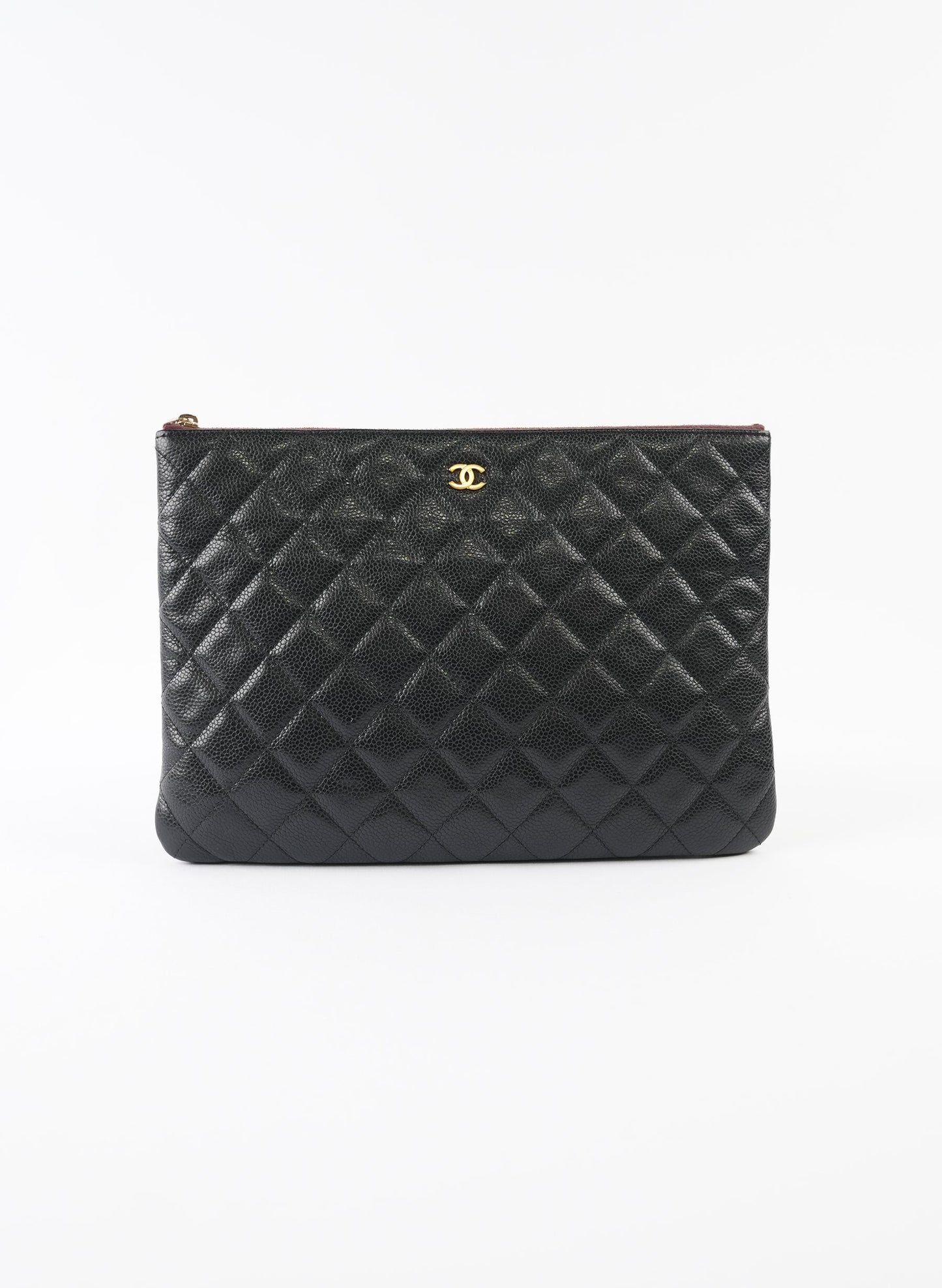 Chanel Caviar Quilted Cosmetics Case
