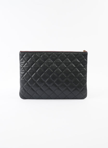 Chanel Caviar Quilted Cosmetics Case