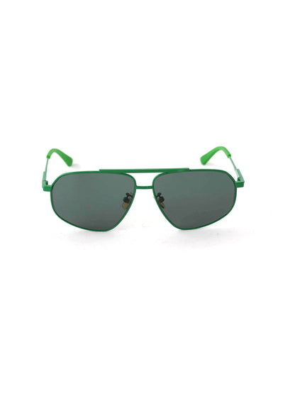 Bottega Veneta Metal-Frame Aviator Sunglasses