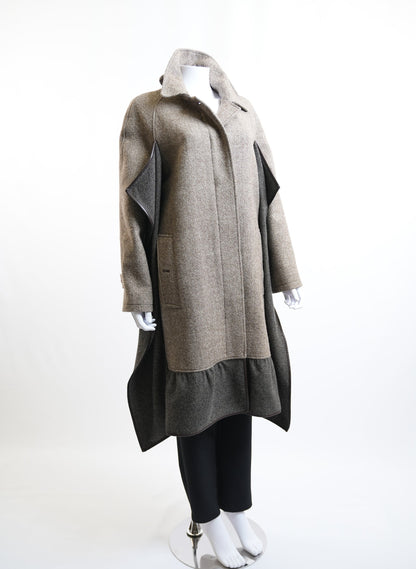 Burberry Brown Wool Coat