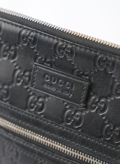 Gucci Guccissima Signature Messenger Crossbody
