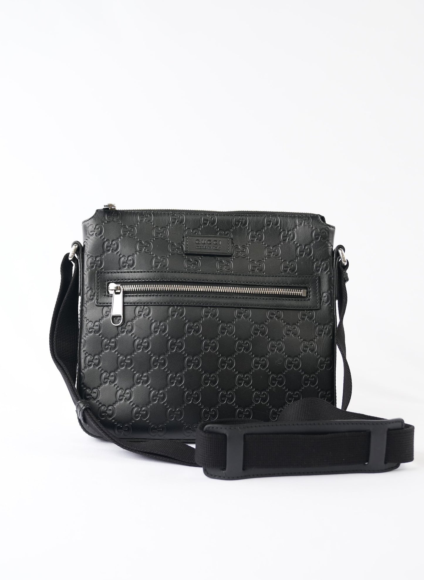 Gucci Guccissima Signature Messenger Crossbody