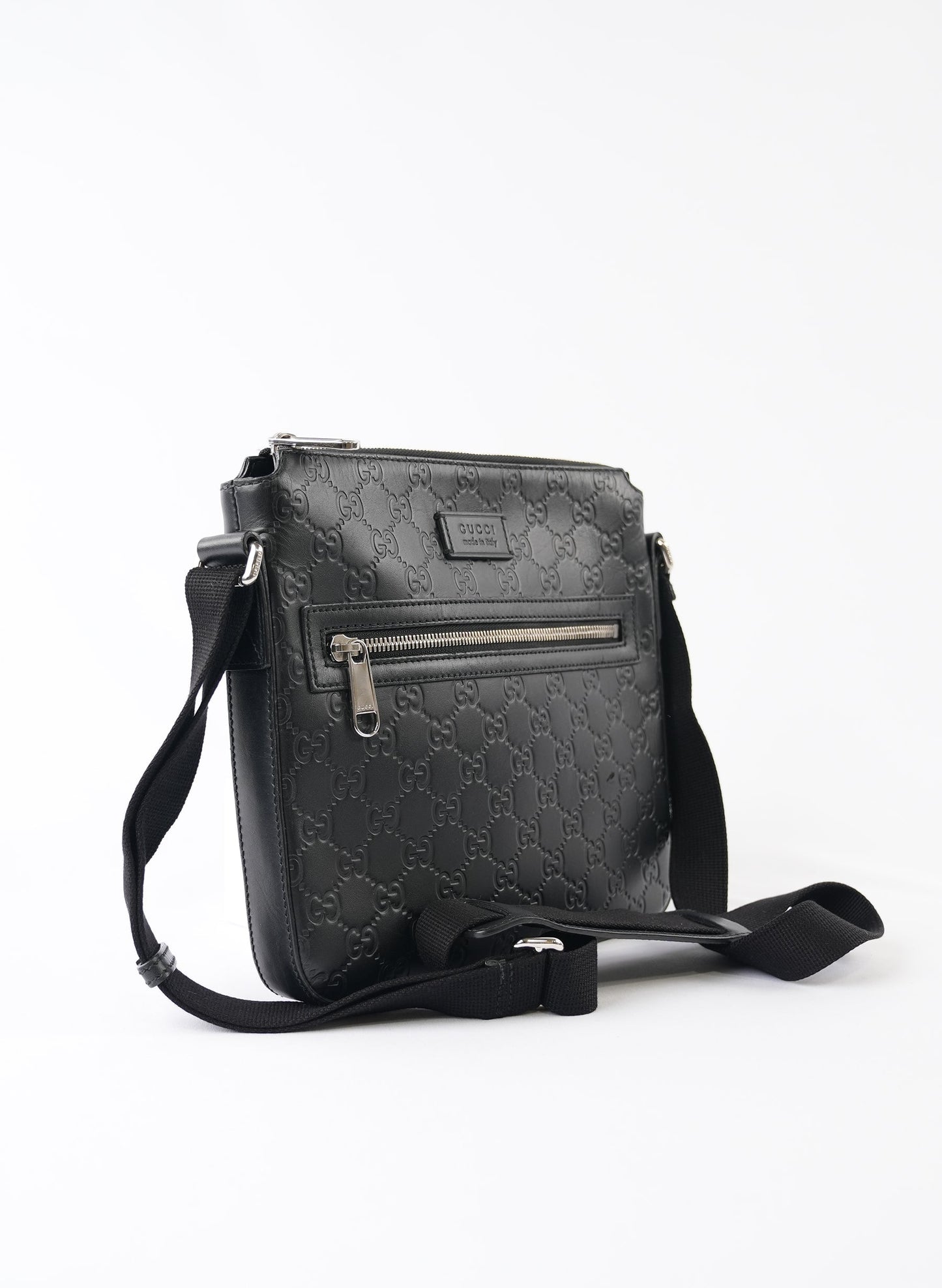 Gucci Guccissima Signature Messenger Crossbody