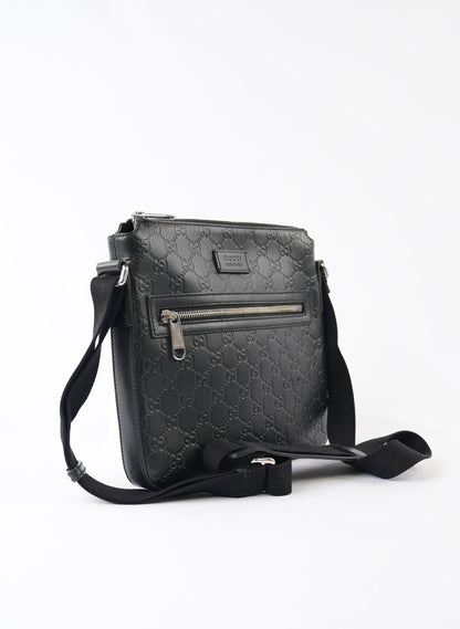Gucci Guccissima Signature Messenger Crossbody