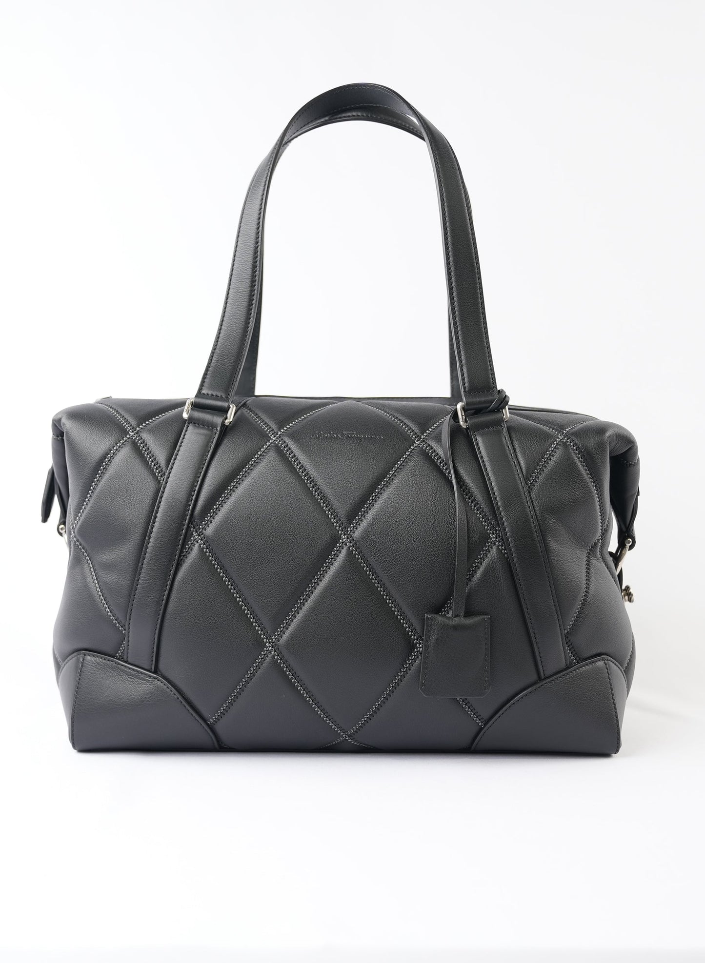 Salvatore Ferragamo Quilted Leather Tote Bag