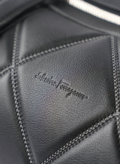 Salvatore Ferragamo Quilted Leather Tote Bag