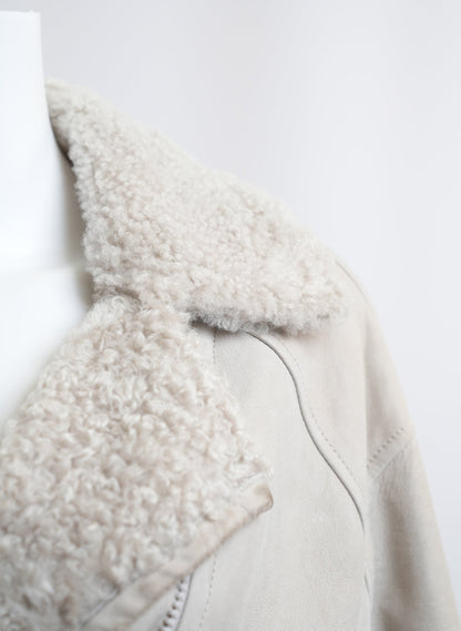 Brunello Cucinelli Shearling Biker Jacket