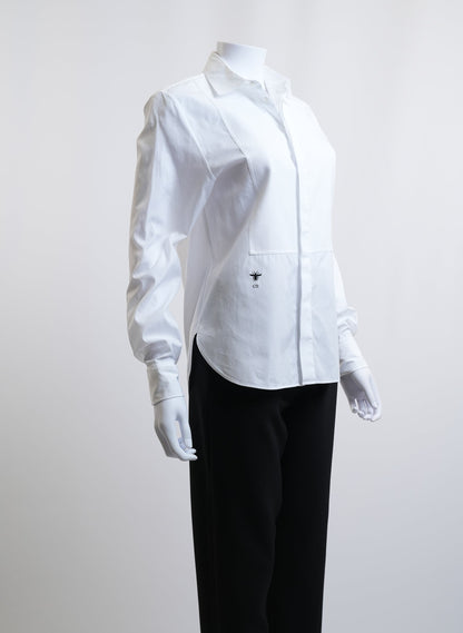 Dior White Button Up