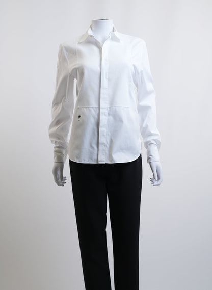 Dior White Button Up