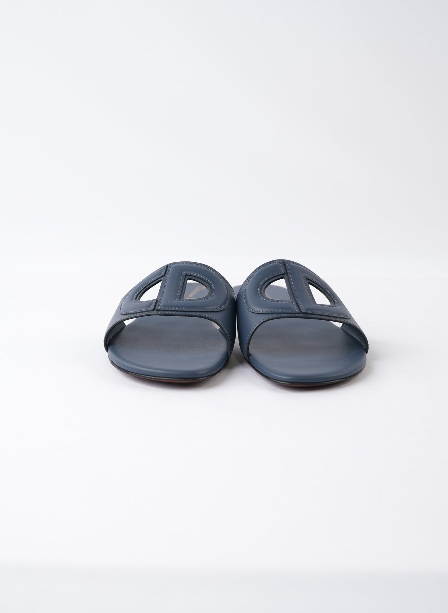 Christian Dior Calfskin D-Club Mule Sandals
